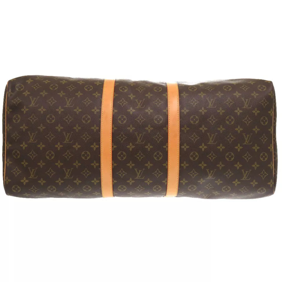 LOUIS VUITTON Monogram Keepall 60 Duffle Bag M41422 – Brown