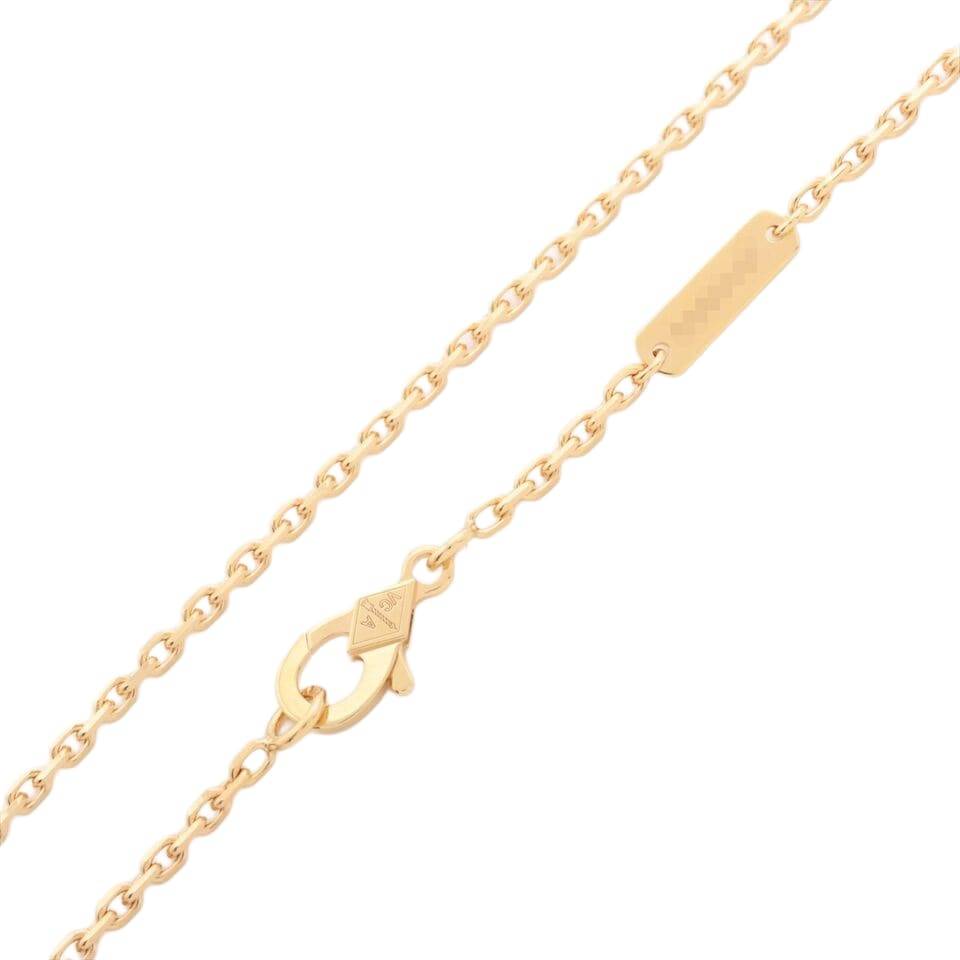 Van Cleef & Arpels Magic Alhambra Long Blue Agate Necklace