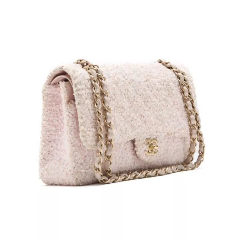 CHANEL Matelasse Double Flap Chain Shoulder Bag