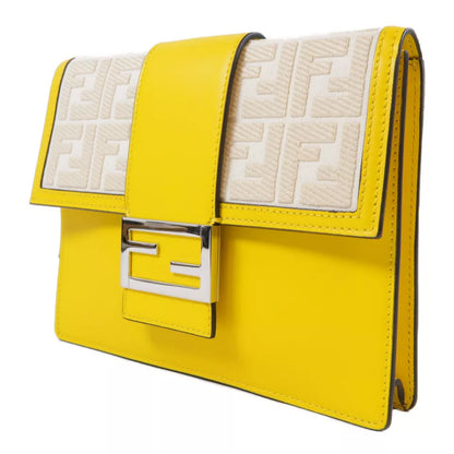 FENDI Flat Baguette Shoulder Bag