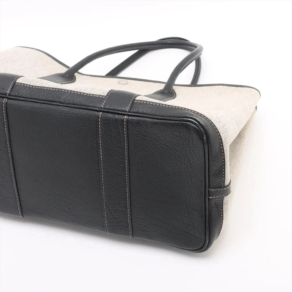 Hermès Garden Party 36 PM Buffle x Twirl Ash Black Silver Metal Fittings H 2004