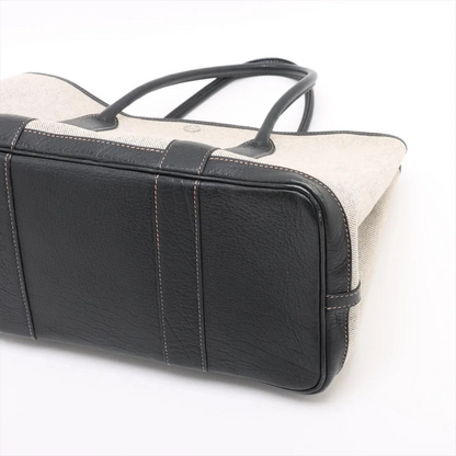 Hermès Garden Party 36 PM Buffle x Twirl Ash Black Silver Metal Fittings H 2004