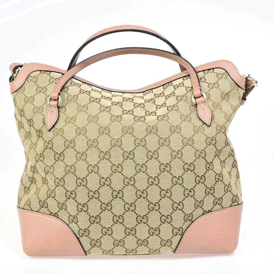 GUCCI Logo GG Pattern 2Way Shoulder Handbag