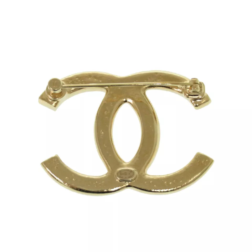 CHANEL CC Mark Vintage Brooch