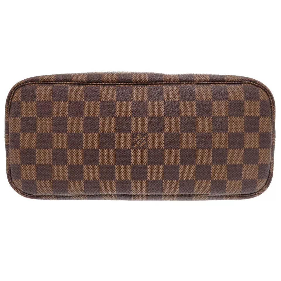 LOUIS VUITTON Damier Neverfull PM Tote Bag – Brown