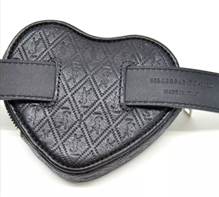 Saint Laurent YSL Heart Pouch Waist Bag