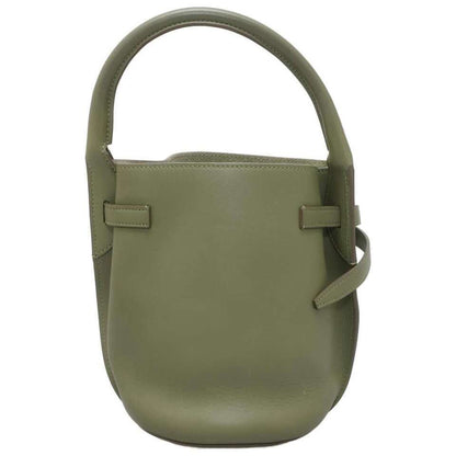 CELINE bucket nano Leather Green