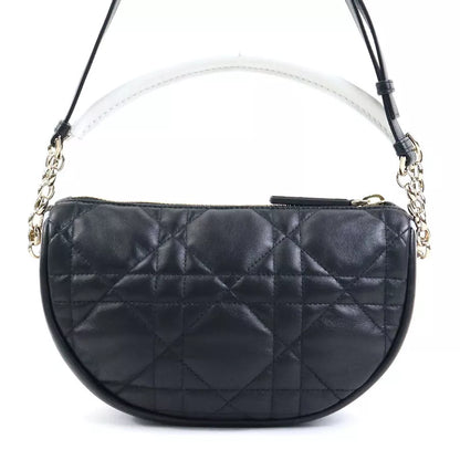 Christian Dior Vibe Hobo Handbag Shoulder Bag In Black/White/Blue