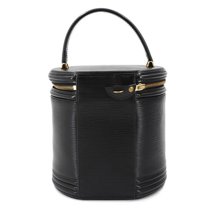 LOUIS VUITTON Epi Cannes Hand Bag Leather Noir Black Purse