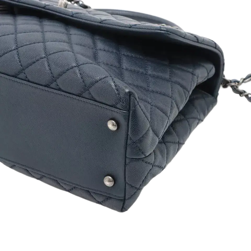 Chanel Coco Handle Caviar Skin 2 Way Shoulder Bag