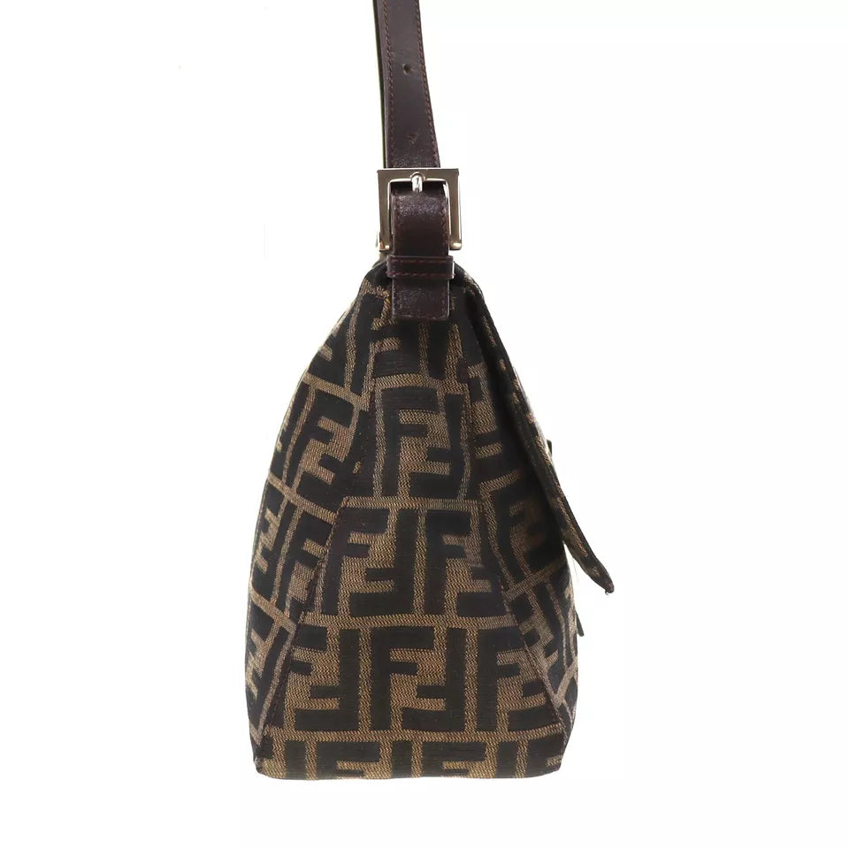 FENDI Zucca Mamma Bucket Handbag