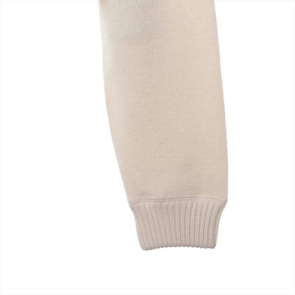 Miu Miu 22 Years Cashmere Hoodie 42 Ladies' Ivory