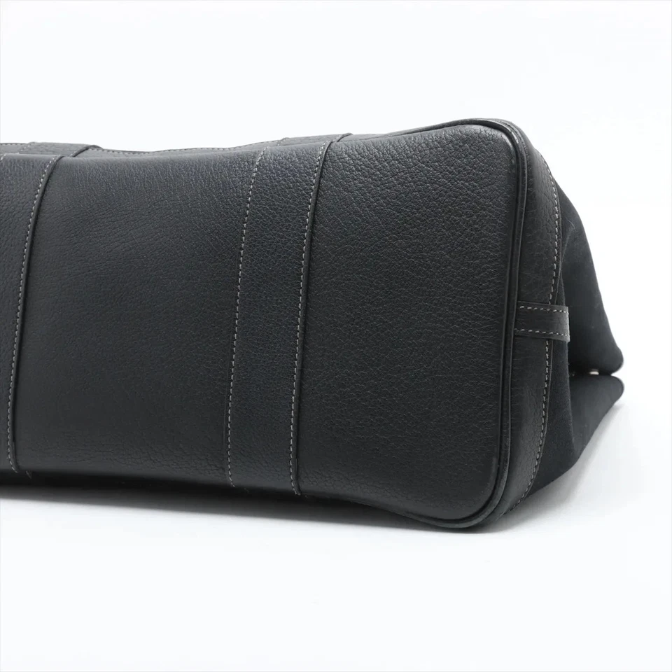 Hermès Garden Party 36 PM Twal Officie x Negonda Black Silver Metal Fittings J Stamp