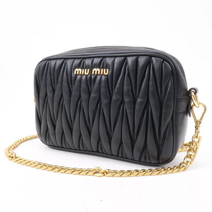 MIU MIU Matelasse Chain Shoulder Bag