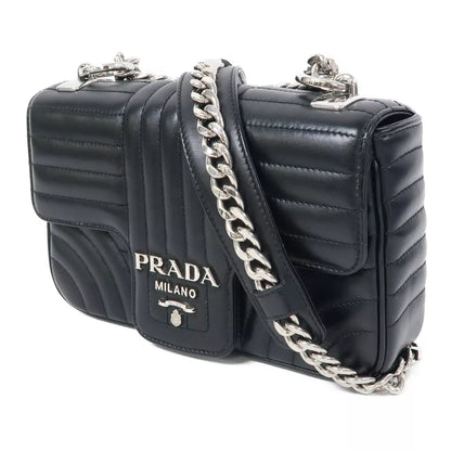 PRADA Diagramme Chain Shoulder Bag