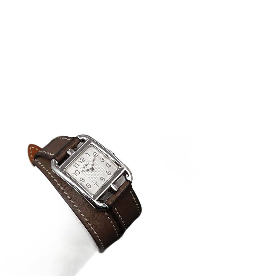 HERMES Cape Cod Double Tour CC1.210 Quartz Silver Dial Ladies Watch