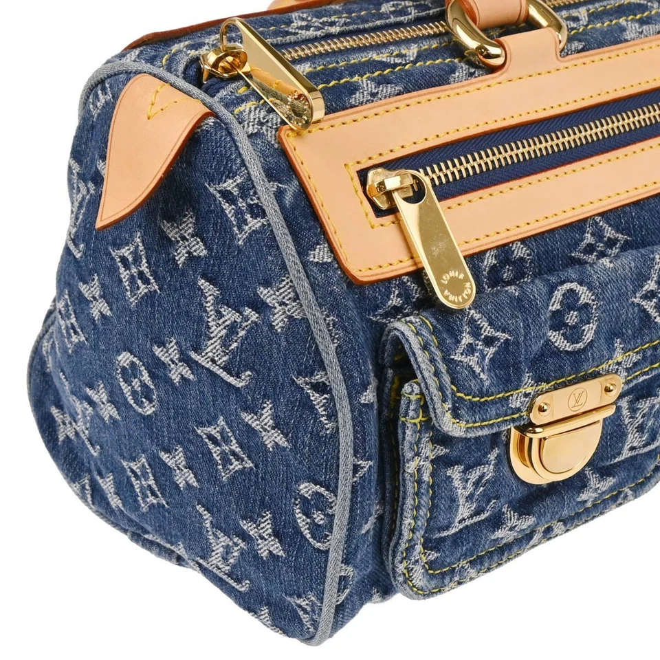 Louis Vuitton Blue Monogram Denim Neo Speedy Handbag