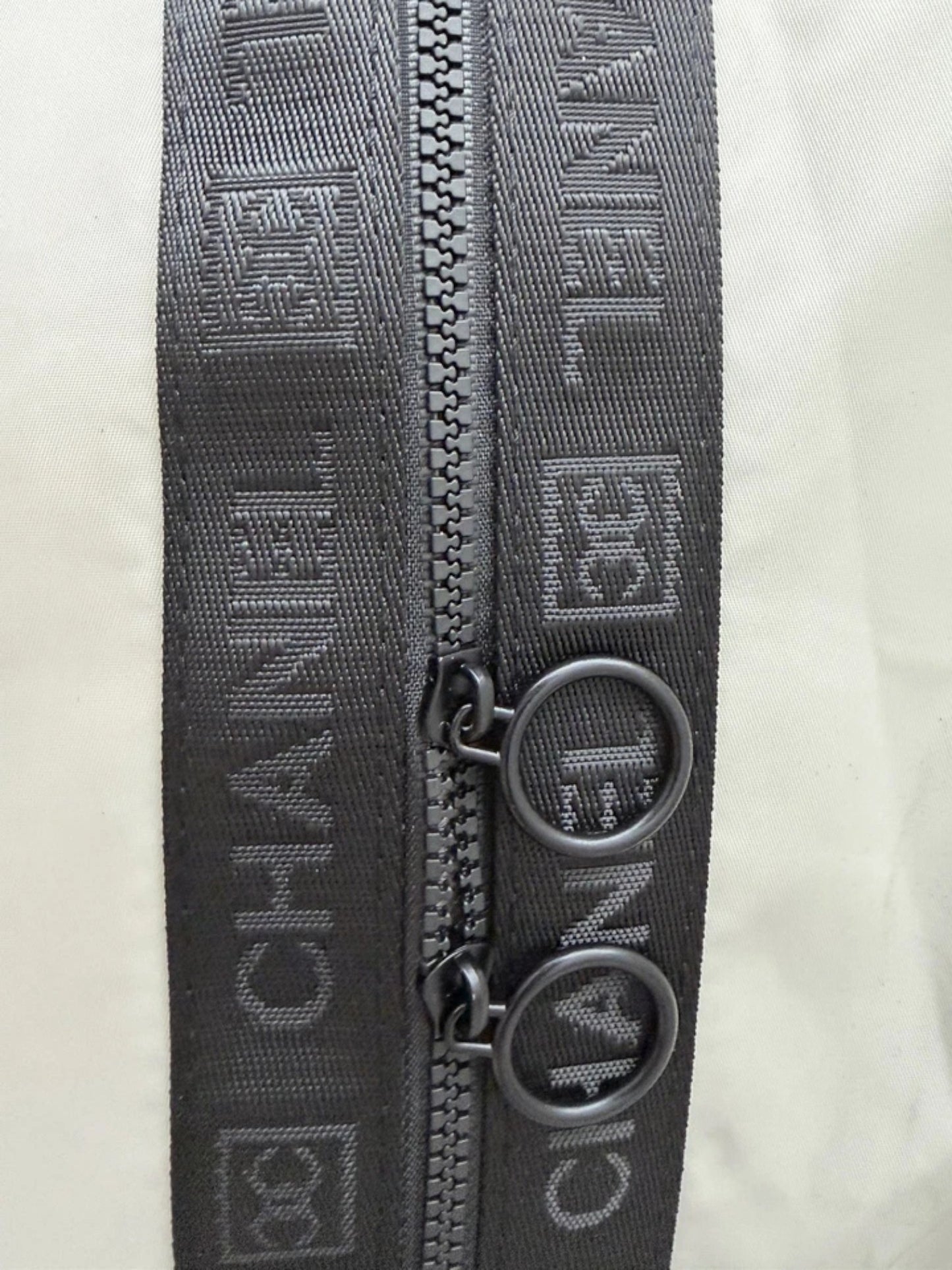 CHANEL Large White Cream Nylon Duffle Bag