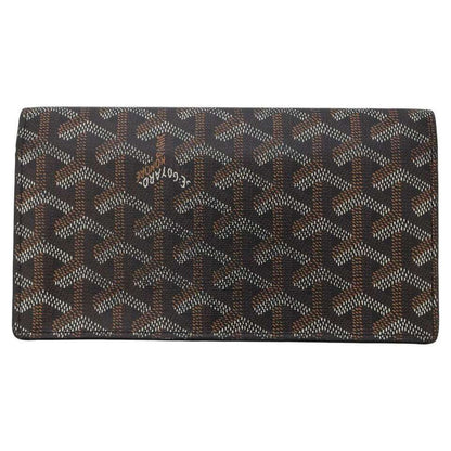 GOYARD Richelieu Bifold Wallet Long Wallet PVC/Leather Black/Yellow