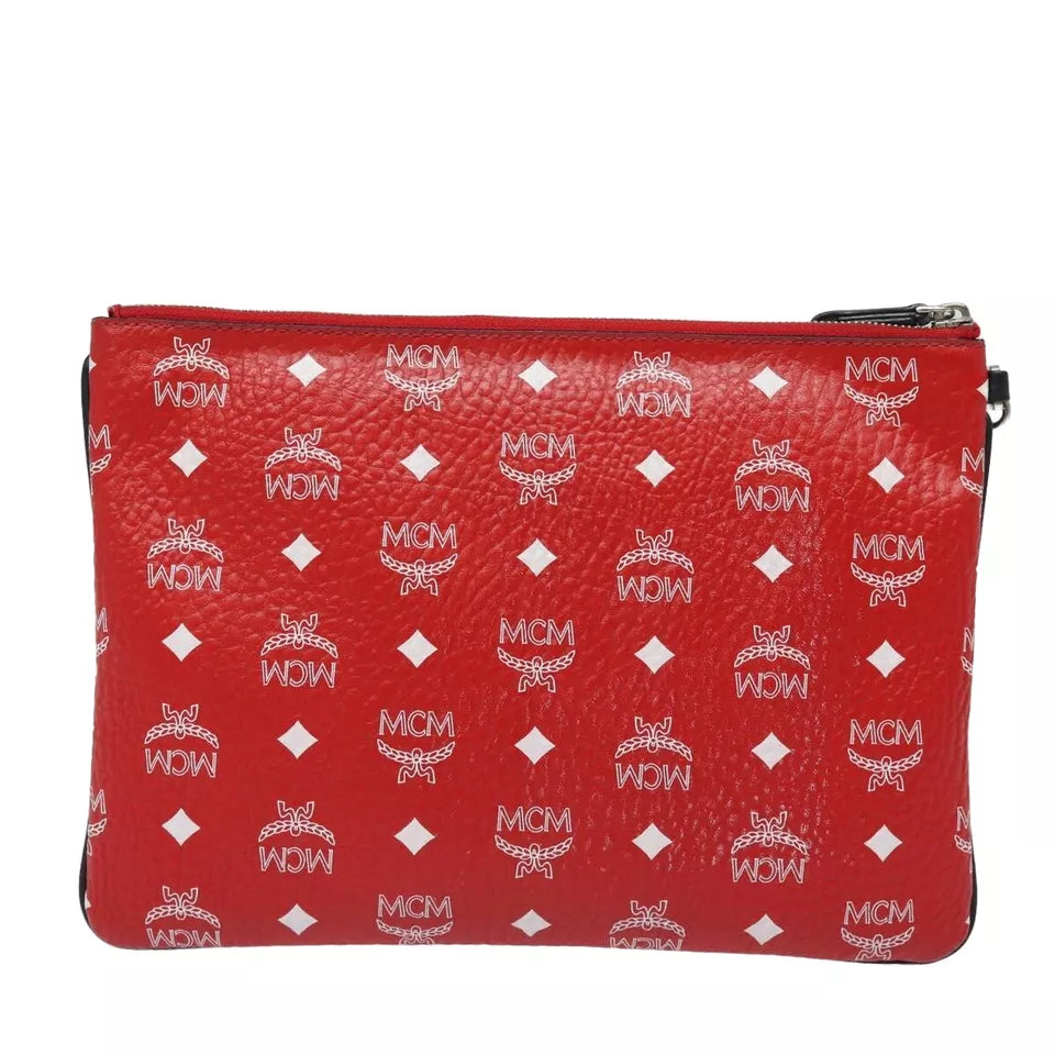 MCM Vicetos Logogram Clutch Bag