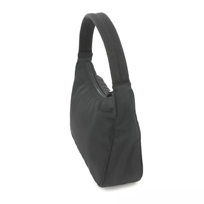 Auth PRADA Mini Nero Hand Bag In Nylon Black