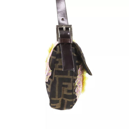 FENDI Zucca Mamma Bucket Handbag