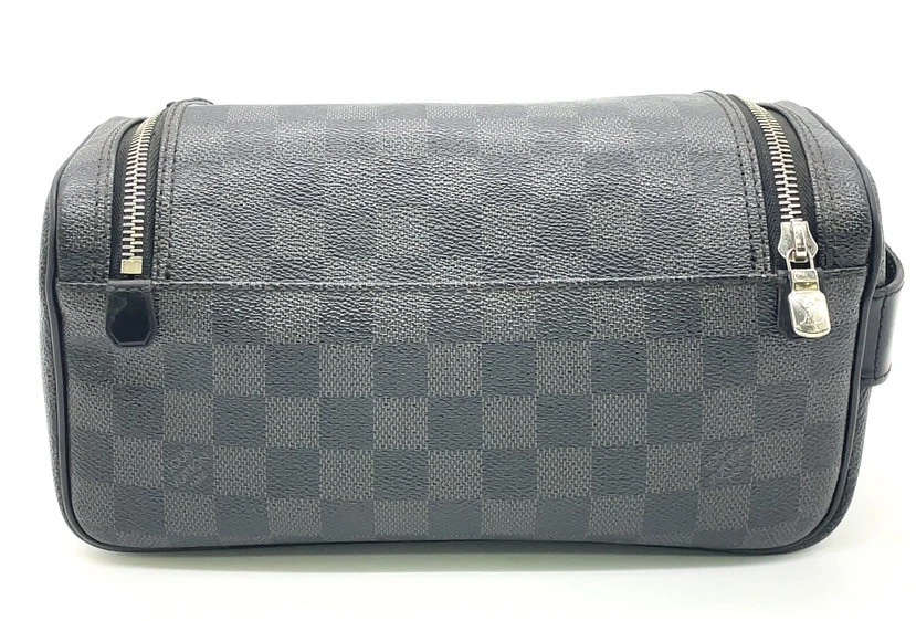 Louis Vuitton Damier Graphite Black Toiletry Pouch