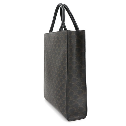 CELINE Triomphe Medium Vertical Cabas 2-way Tote Shoulder Bag