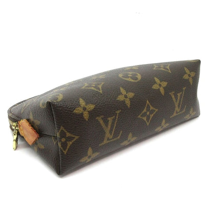 Auth LOUIS VUITTON Pochette Cosmetic PM Monogram Pouch