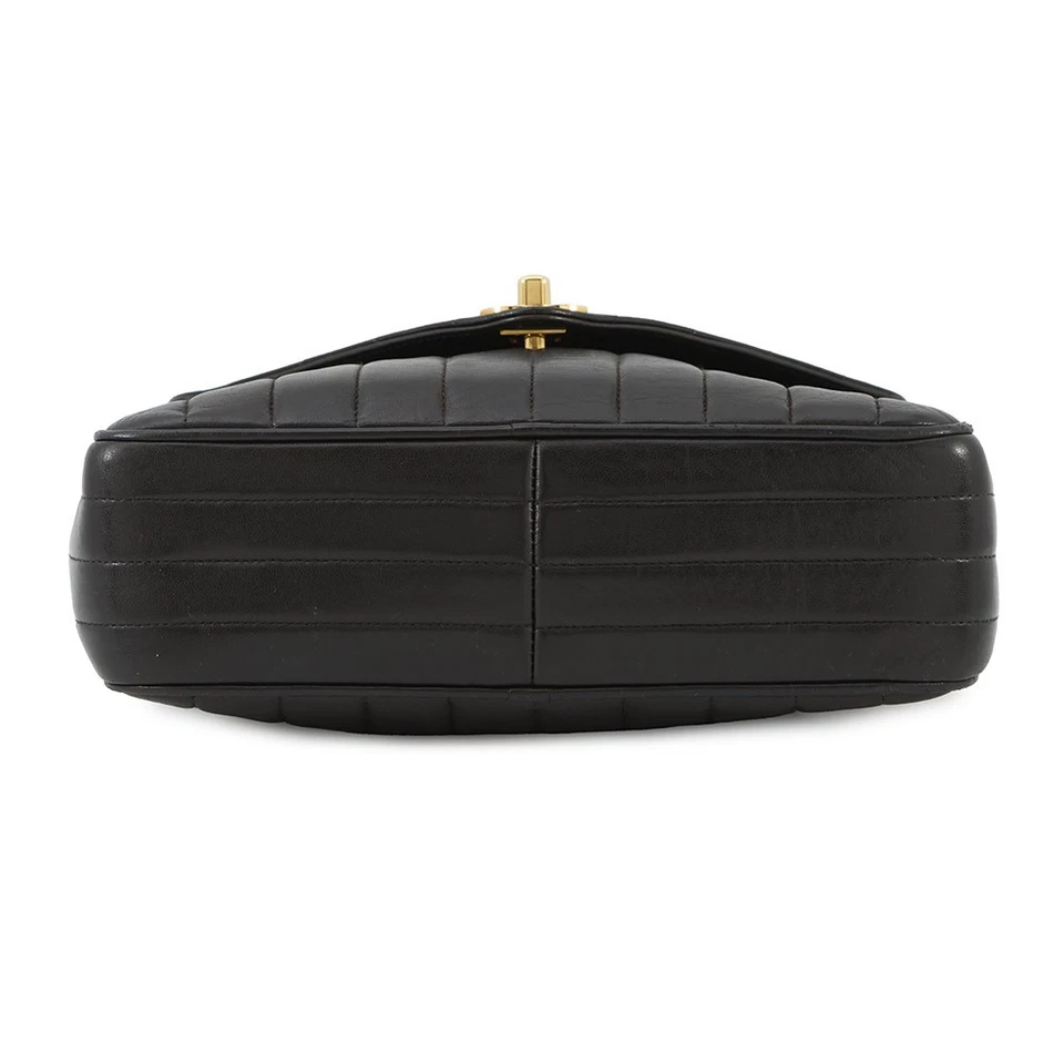 Chanel Mademoiselle Chain Shoulder Bag with Tassel in Black Lambskin