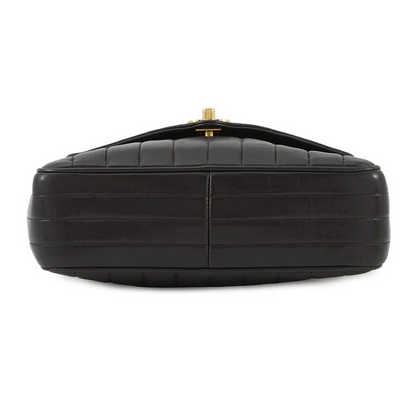 Chanel Mademoiselle Chain Shoulder Bag with Tassel in Black Lambskin