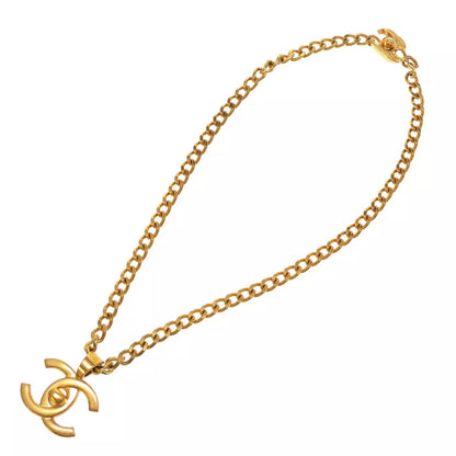 CHANEL Turn Lock Cocomark Necklace