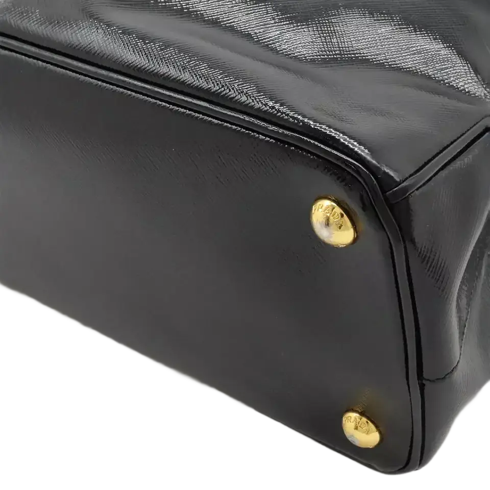 PRADA Galleria Double Zip Handbag