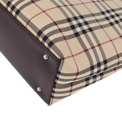 Burberry Check Tote Handbag