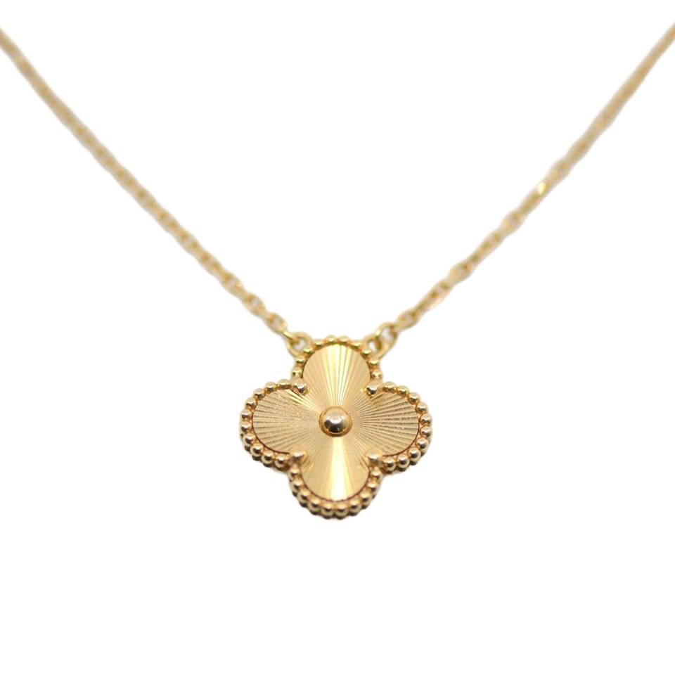 Van Cleef & Arpels Vintage Alhambra 18K Yellow Gold Pendant