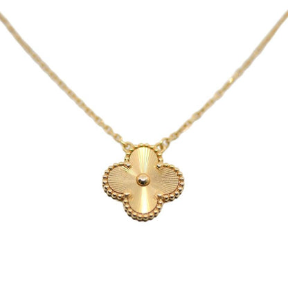 Van Cleef & Arpels Vintage Alhambra 18K Yellow Gold Pendant
