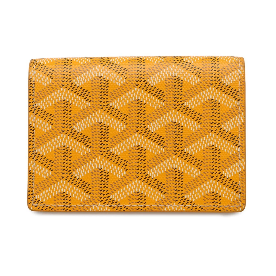 GOYARD Marzelb Card Case PVC Leather Yellow
