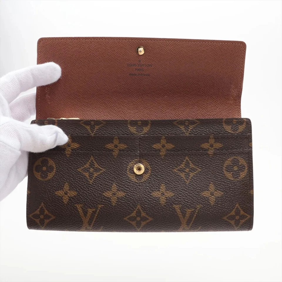 Louis Vuitton Monogram Portefeuille Sarah Long Wallet