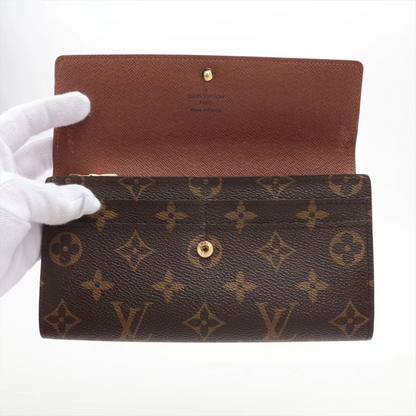 Louis Vuitton Monogram Portefeuille Sarah Long Wallet