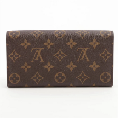Louis Vuitton Monogram Portefeuille Sarah Long Wallet
