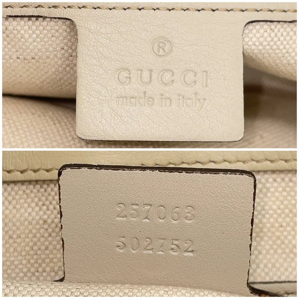 Gucci Guccissima Mayfair Tote Bag in Ivory Leather