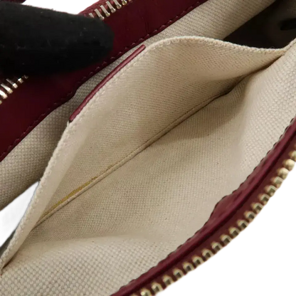 GUCCI Mayfair GG Canvas Leather Shoulder Bag