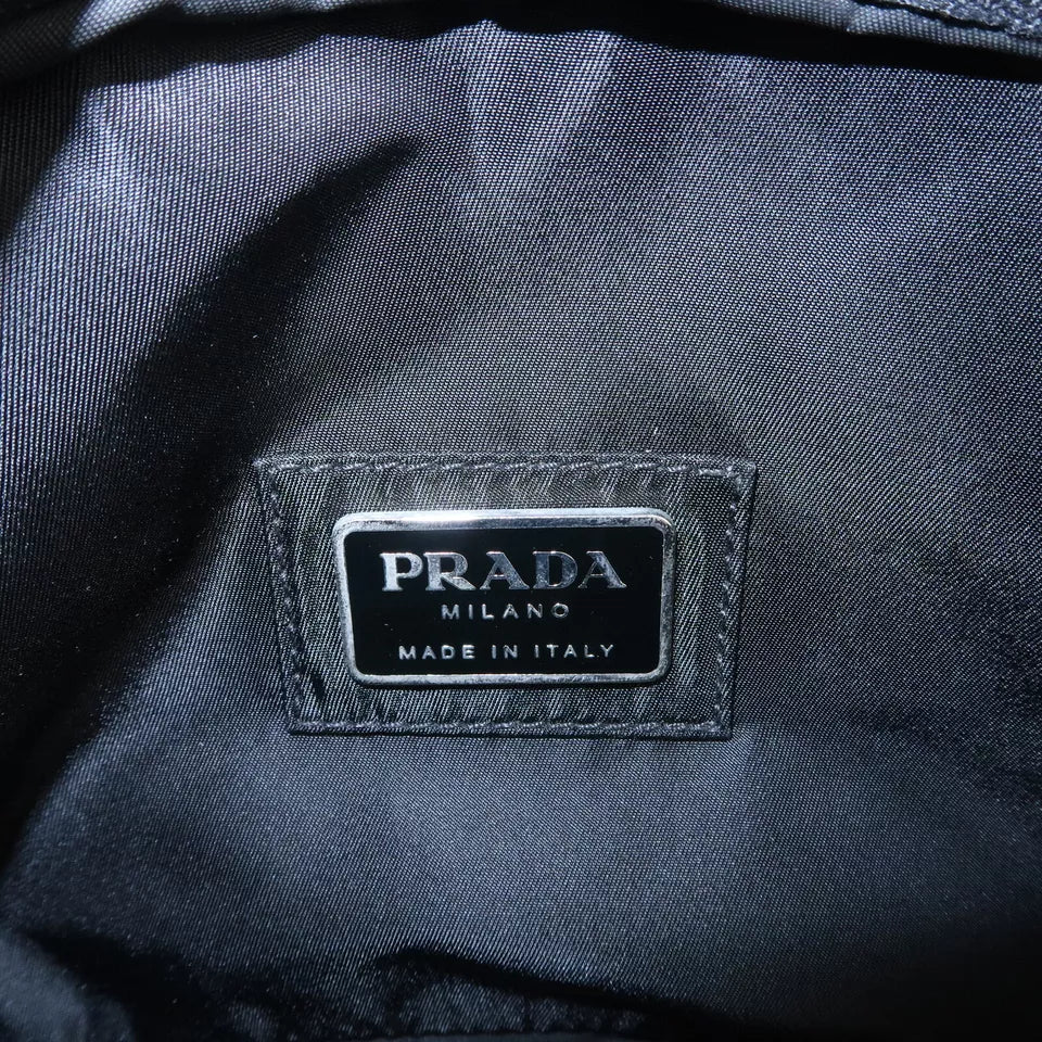 PRADA Nylon Leather Waist Bag