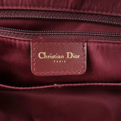 Christian Dior Trotter Canvas Leather Boston Bag