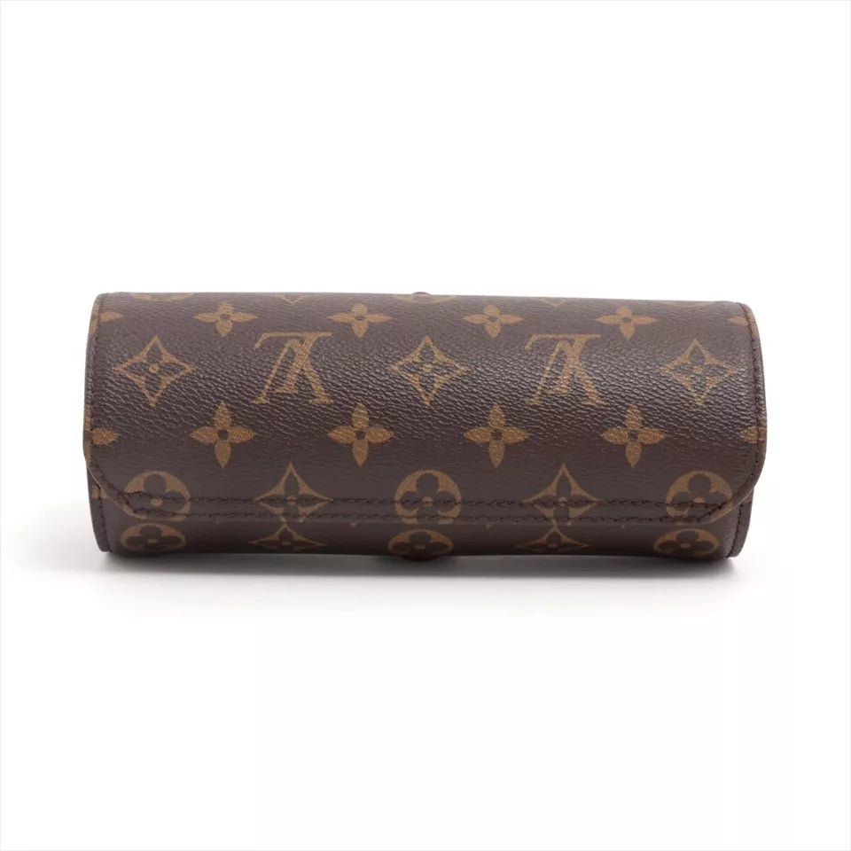 Louis Vuitton Monogram Etui 3 Montres Watch Case