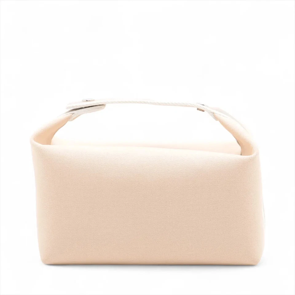 Hermès Bride-A-Brac GM Canvas Beige Silver Metal