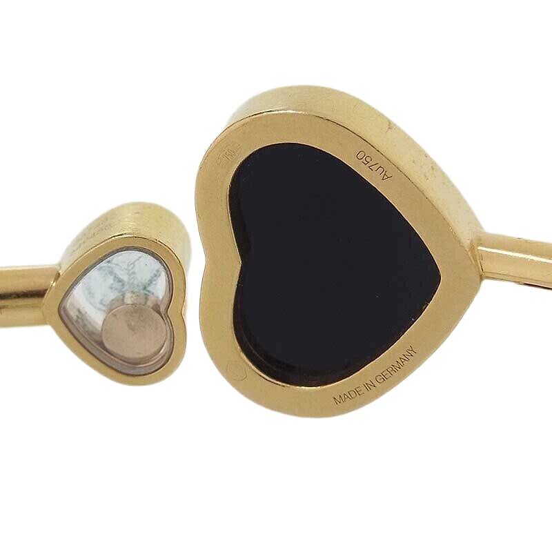 Chopard Happy Heart Bangle Onyx/Diamond K18YG