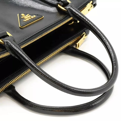 PRADA Galleria Double Zip Handbag