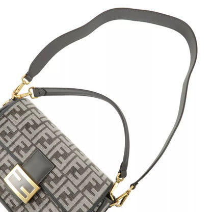 FENDI Zucca Chenille Mamma Bucket Shoulder Bag