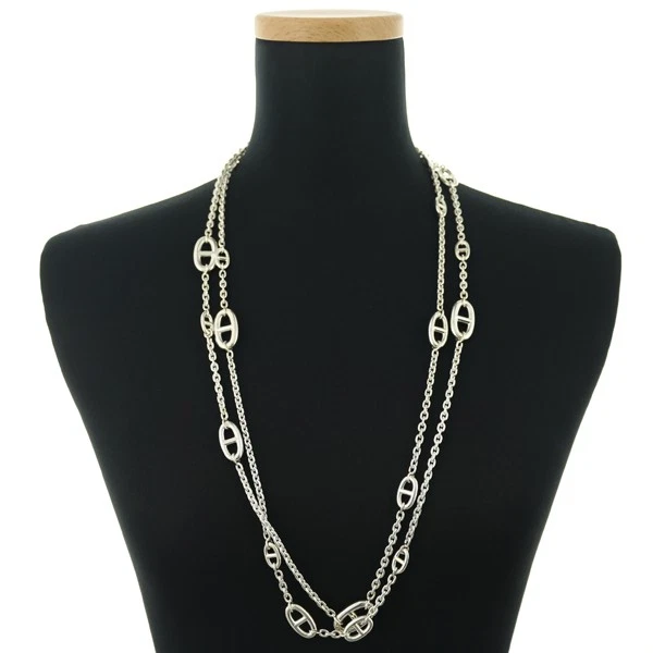 Hermès Chaine d'Ancre Farandole Necklace in 925 Sterling Silver